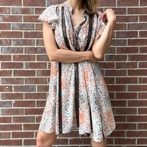 BCBGMaxazia Libby floral slip dress medium